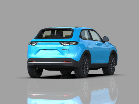 Honda ENY1 HR-V EV 2022 HQ interior 3D 模型