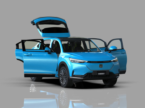 Honda ENY1 HR-V EV 2022 HQ interior 3D 模型