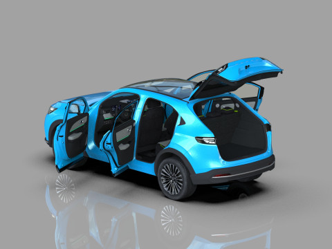Honda ENY1 HR-V EV 2022 HQ interior 3D 模型