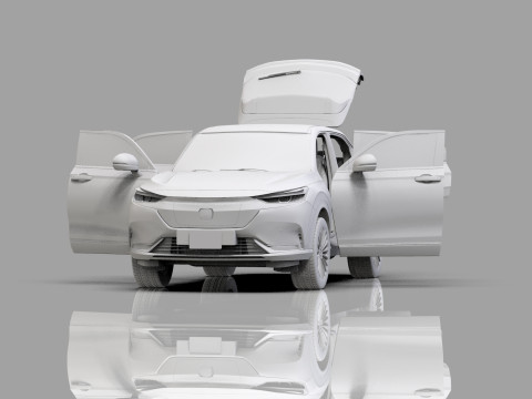 Honda ENY1 HR-V EV 2022 HQ interior 3D 模型