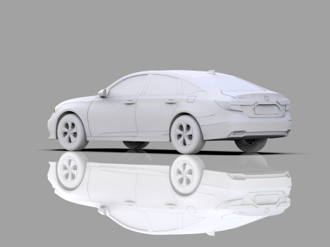 Honda Inspire CN-Spec 2018-2022 3D 모델
