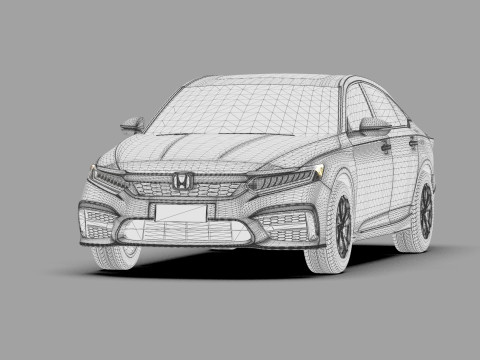 Honda Inspire CN-Spec 2018-2022 3D 모델