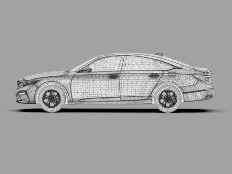 Honda Inspire CN-Spec 2018-2022 3D Model