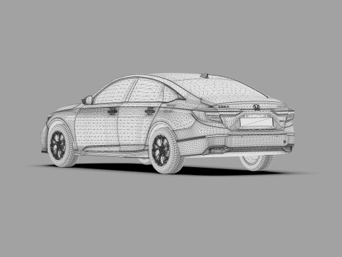 Honda Inspire CN-Spec 2018-2022 3D 모델
