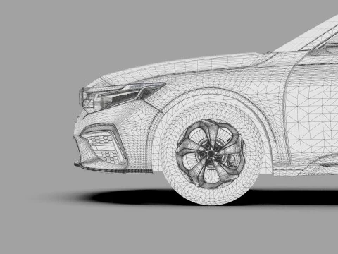 Honda Inspire CN-Spec 2018-2022 3D Model