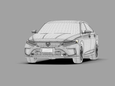Honda Inspire CN-Spec 2018-2022 3D 모델