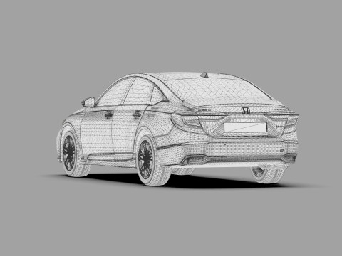 Honda Inspire CN-Spec 2018-2022 3D 모델