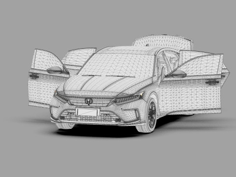 Honda Inspire CN-Spec 2018-2022 3D 모델