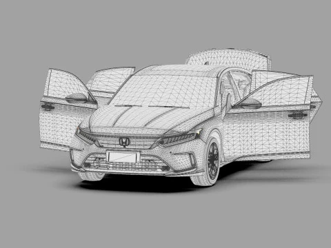 Honda Inspire CN-Spec 2018-2022 3D Model