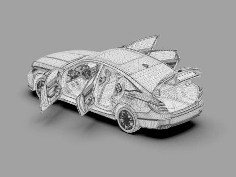 Honda Inspire CN-Spec 2018-2022 3D Model