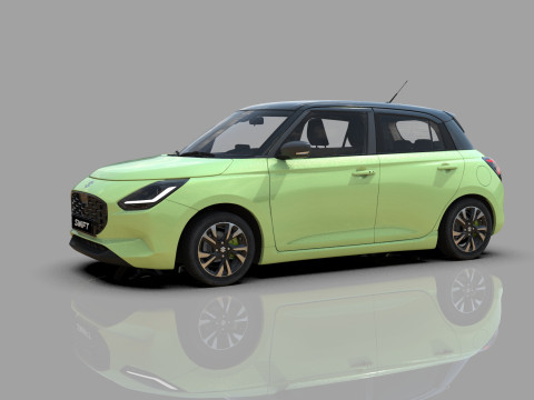 Suzuki Swift 2024 HQ interior Model 3D