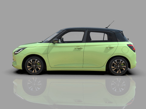 Suzuki Swift 2024 HQ interior Model 3D