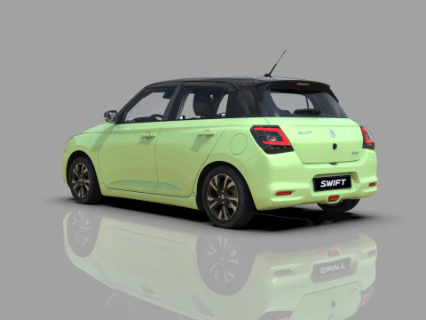 Suzuki Swift 2024 HQ interior 3D Model
