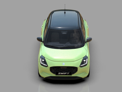Suzuki Swift 2024 HQ interior Model 3D