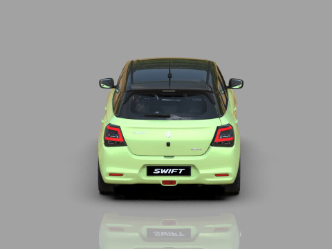 Suzuki Swift 2024 HQ interior Model 3D