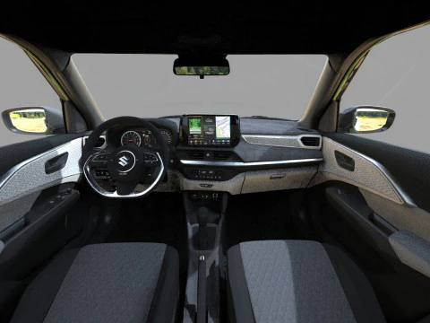 Suzuki Swift 2024 HQ interior 3D Model
