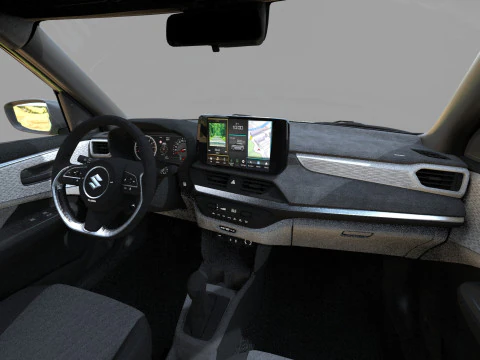 Suzuki Swift 2024 HQ interior 3D Model