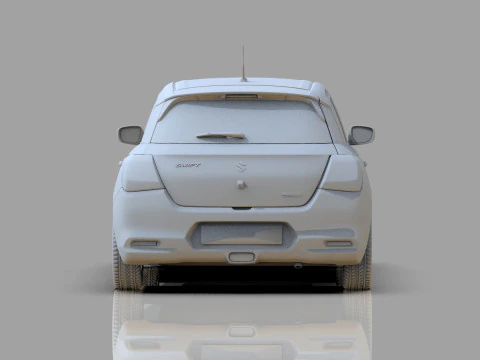 Suzuki Swift 2024 HQ interior 3D Model