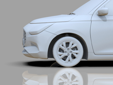 Suzuki Swift 2024 HQ interior Model 3D