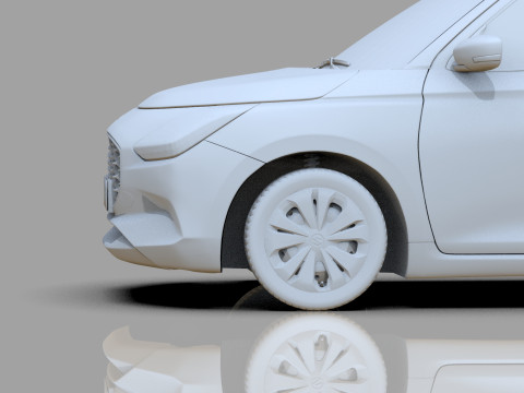 Suzuki Swift 2024 HQ interior Model 3D