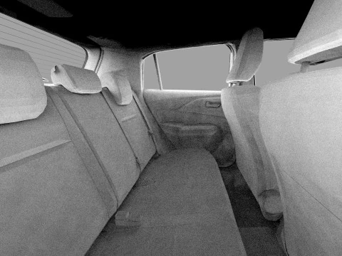 Suzuki Swift 2024 HQ interior 3D Model