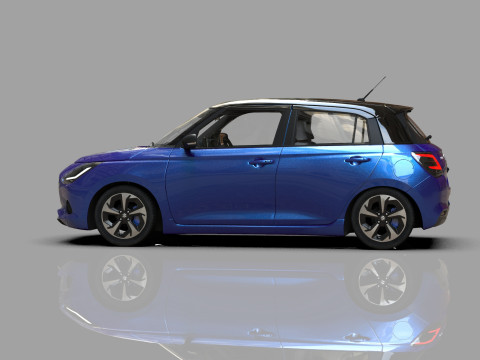 Suzuki Swift JP-SPEC 2024 HQ interior 3D Model