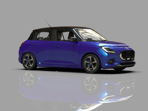 Suzuki Swift JP-SPEC 2024 HQ interior 3D Model
