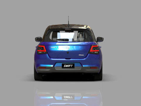 Suzuki Swift JP-SPEC 2024 HQ interior 3D Model
