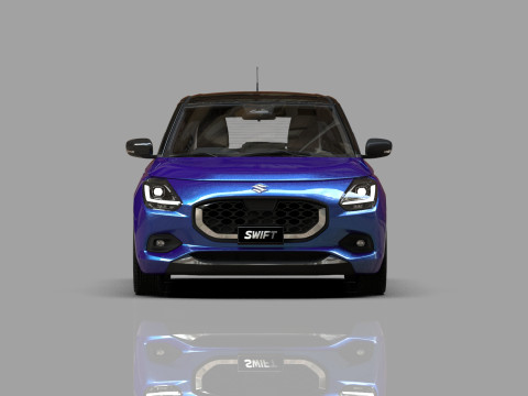 Suzuki Swift JP-SPEC 2024 HQ interior 3D Model