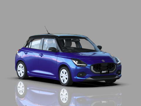 Suzuki Swift JP-SPEC 2024 HQ interior 3D Model