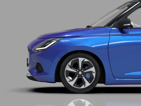 Suzuki Swift JP-SPEC 2024 HQ interior 3D Model