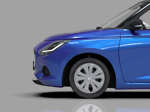 Suzuki Swift JP-SPEC 2024 HQ interior 3D Model