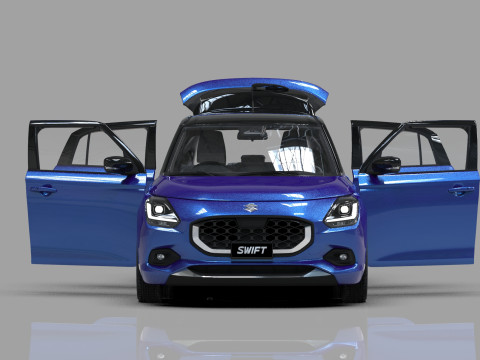 Suzuki Swift JP-SPEC 2024 HQ interior 3D Model