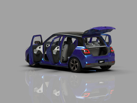 Suzuki Swift JP-SPEC 2024 HQ interior 3D Model