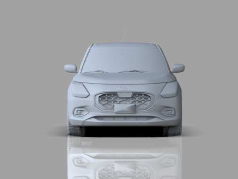 Suzuki Swift JP-SPEC 2024 HQ interior 3D Model