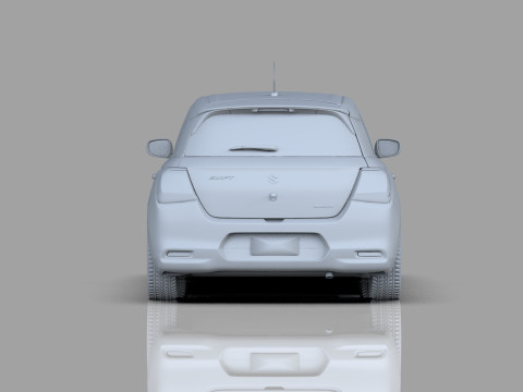 Suzuki Swift JP-SPEC 2024 HQ interior 3D Model