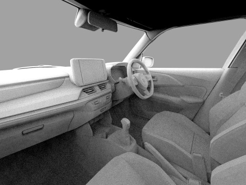 Suzuki Swift JP-SPEC 2024 HQ interior 3D Model