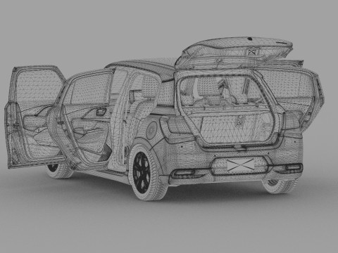 Suzuki Swift JP-SPEC 2024 HQ interior 3D Model