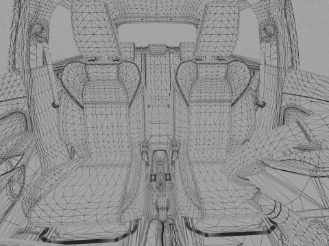 Suzuki Swift JP-SPEC 2024 HQ interior 3D Model