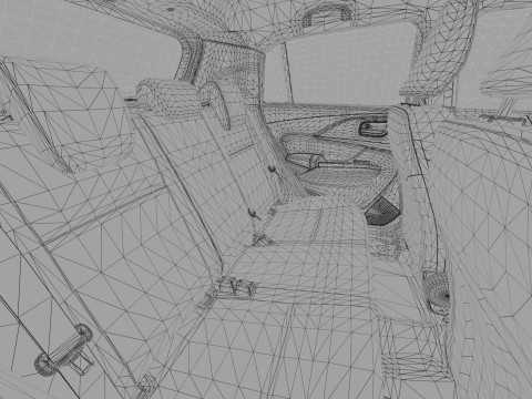 Suzuki Swift JP-SPEC 2024 HQ interior 3D Model