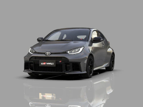 丰田 GR Yaris 2024 HQ 内饰 3D 模型