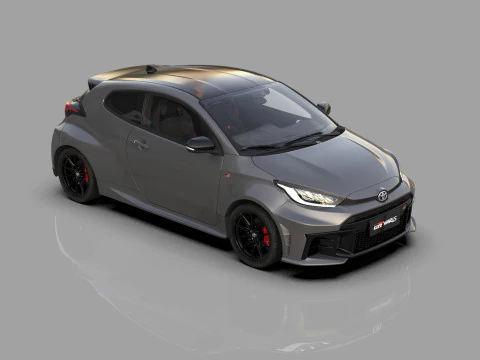 Toyota GR Yaris 2024 HQ interior 3D Model