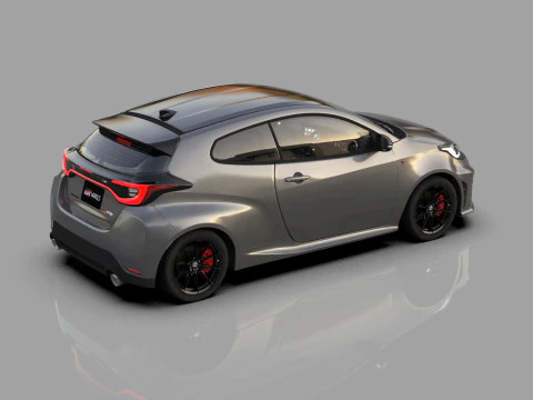 Toyota GR Yaris 2024 HQ interior 3D Model