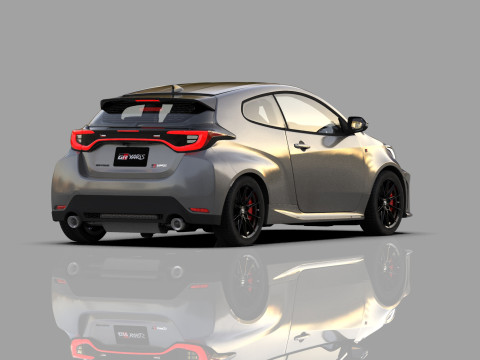 Toyota GR Yaris 2024 HQ interior Modelo 3D