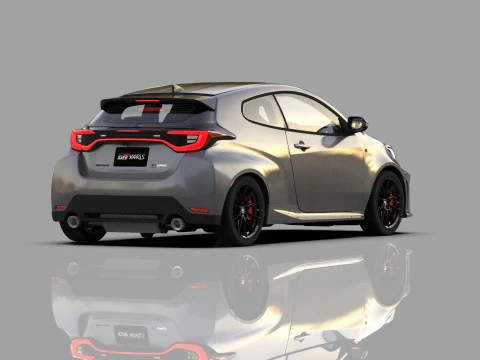 Toyota GR Yaris 2024 HQ interior 3D Model