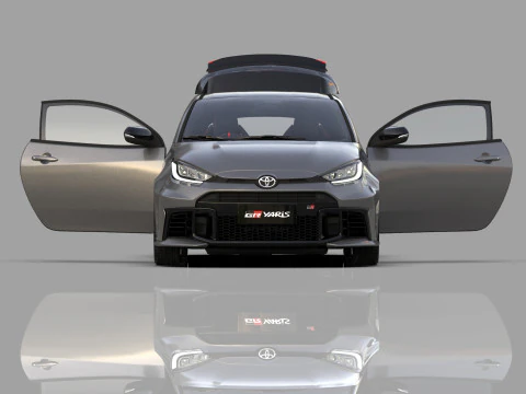 Toyota GR Yaris 2024 HQ interior 3D Model