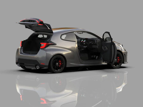 Toyota GR Yaris 2024 HQ interior 3D Model