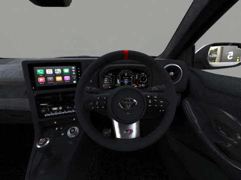 Toyota GR Yaris 2024 HQ interior 3D Model