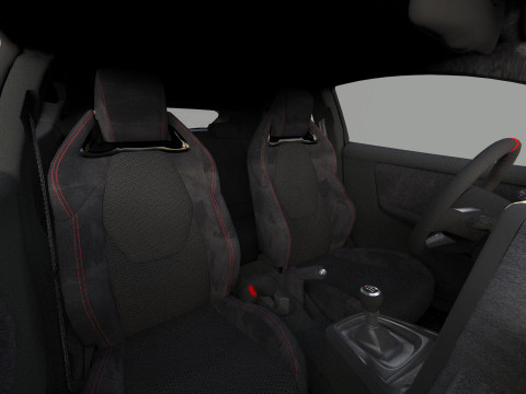 Toyota GR Yaris 2024 HQ interior Modelo 3D