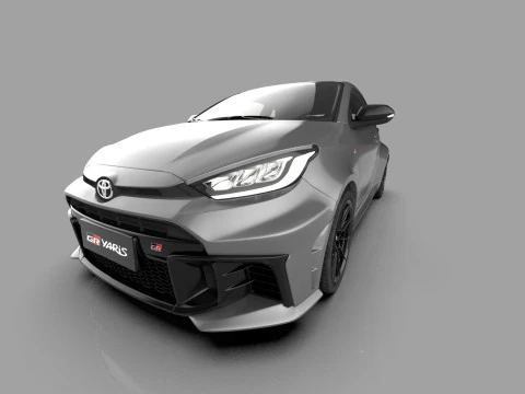 Toyota GR Yaris 2024 HQ interior 3D Model